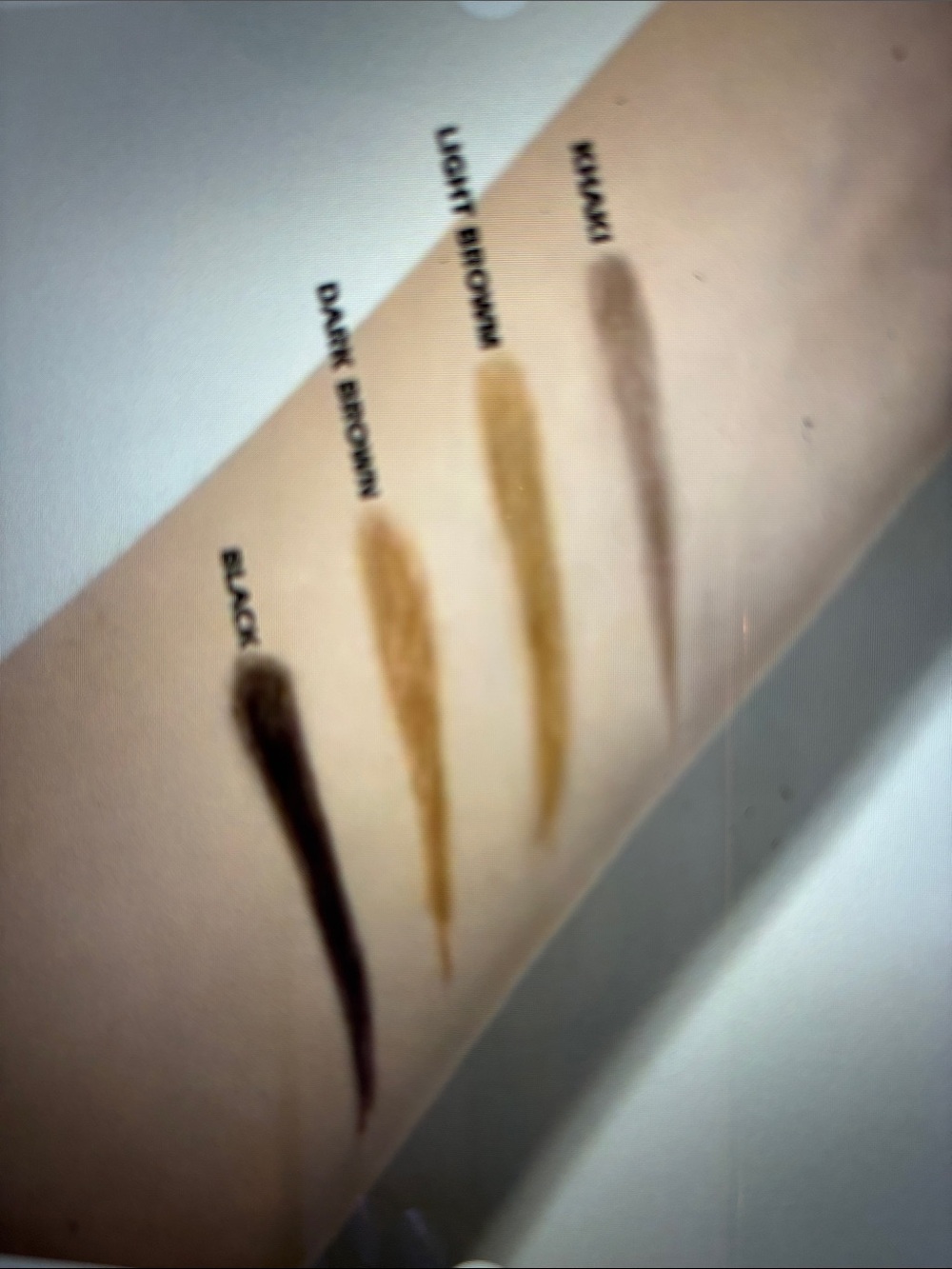 C&D Dark Brown Velvet Tip Brow Pencil